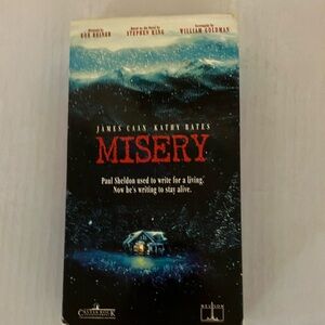 Misery Movie VHS Tape